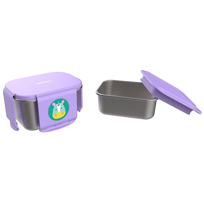 slide 3 of 3, Skip Hop SKIP*HOP Unicorn Stainless Steel Lunch Kit, 2 ct