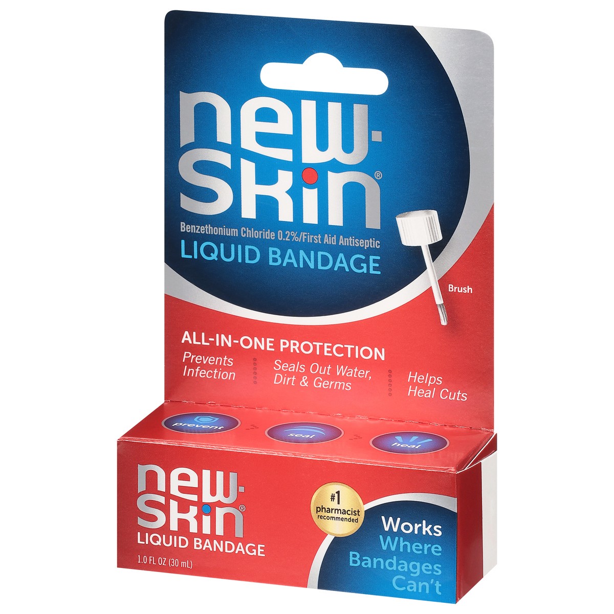 slide 4 of 9, New Skin Liquid Bandage 1.0 fl oz, 1 fl oz