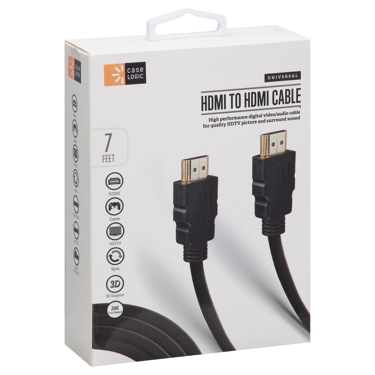 slide 4 of 9, Case Logic Universal HDMI To HDMI Cable, 1 ct