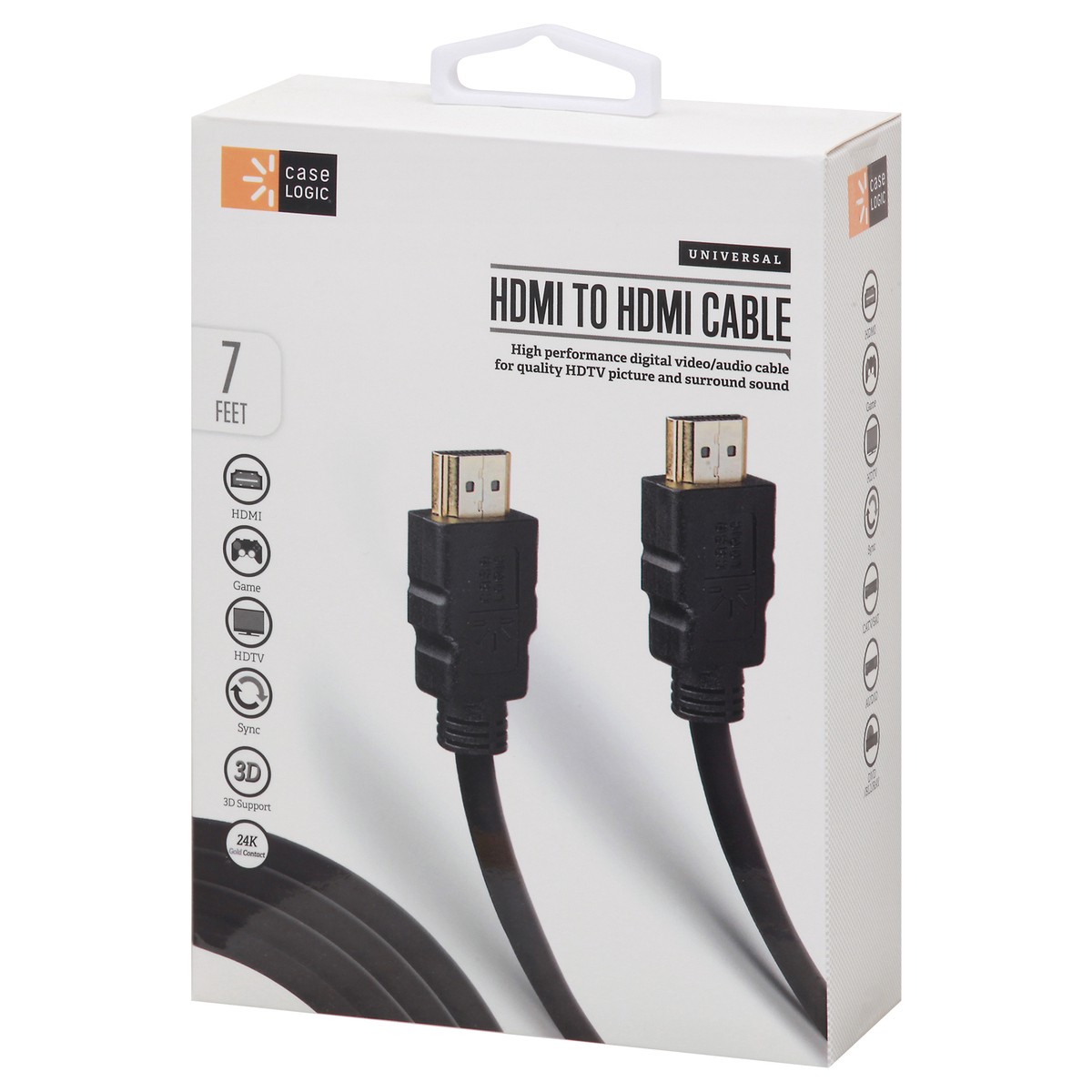 slide 3 of 9, Case Logic Universal HDMI To HDMI Cable, 1 ct