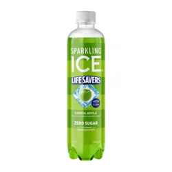 Sparkling ICE Lifesavers Green Apple 17 oz Bottle