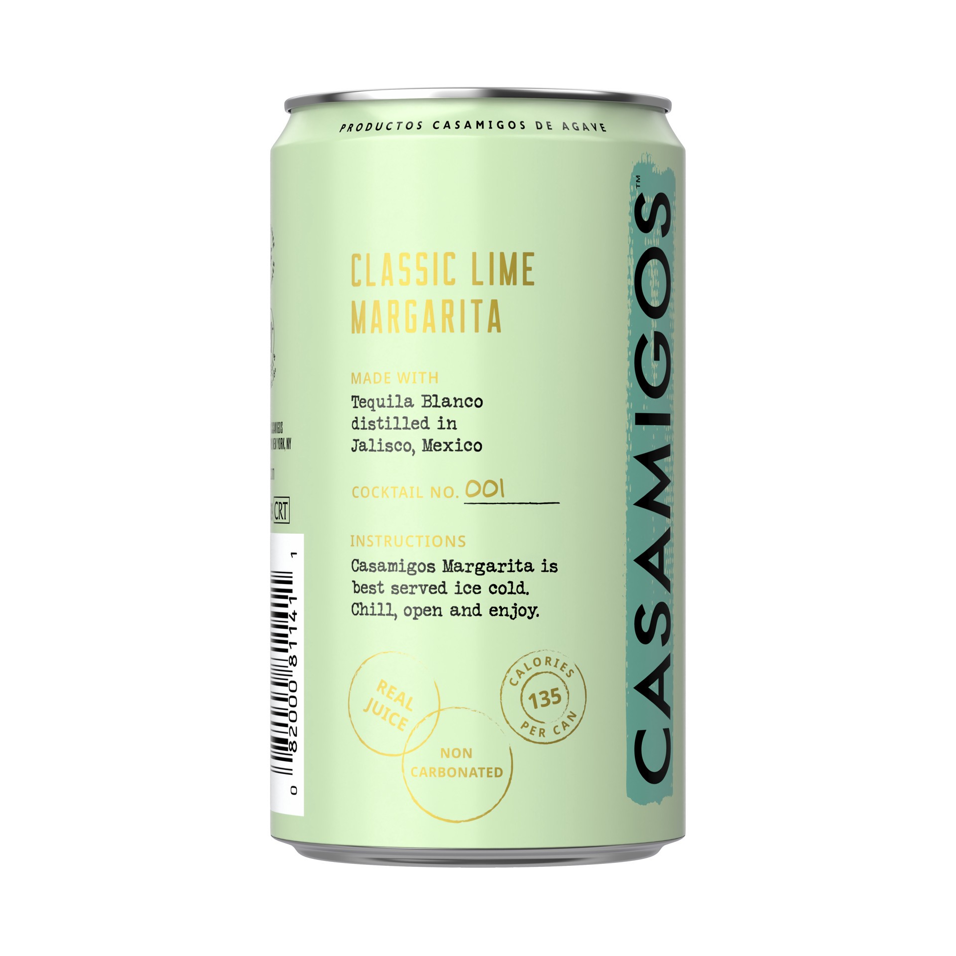 slide 2 of 4, Casamigos Margarita Classic Lime, 200 mL Can, 200 ml