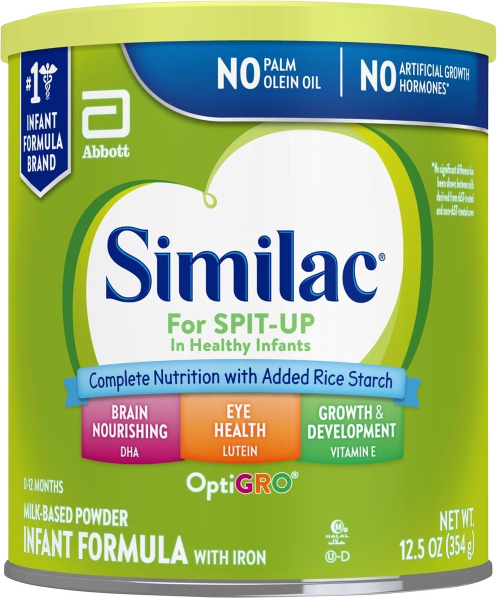 slide 5 of 8, Similac Milk-Based Powder For Spit-Up Infant Formula with Iron 12 oz, 12 oz