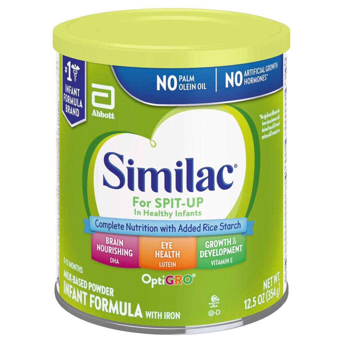 slide 8 of 8, Similac Milk-Based Powder For Spit-Up Infant Formula with Iron 12 oz, 12 oz