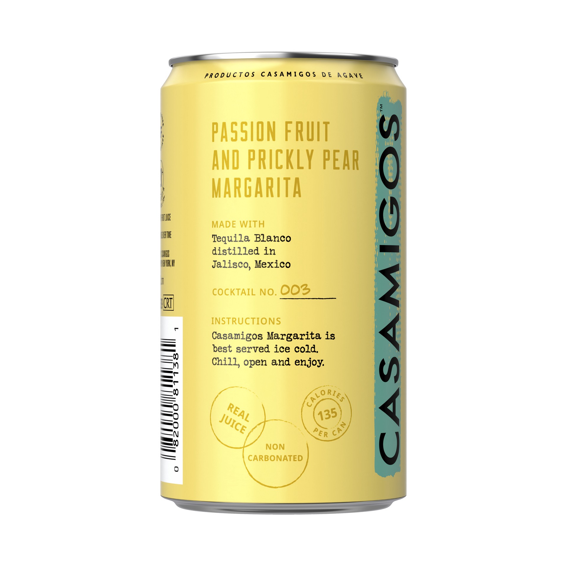 slide 2 of 4, Casamigos Margarita Prickly Pear & Passion Fruit, 200 mL Can, 200 ml