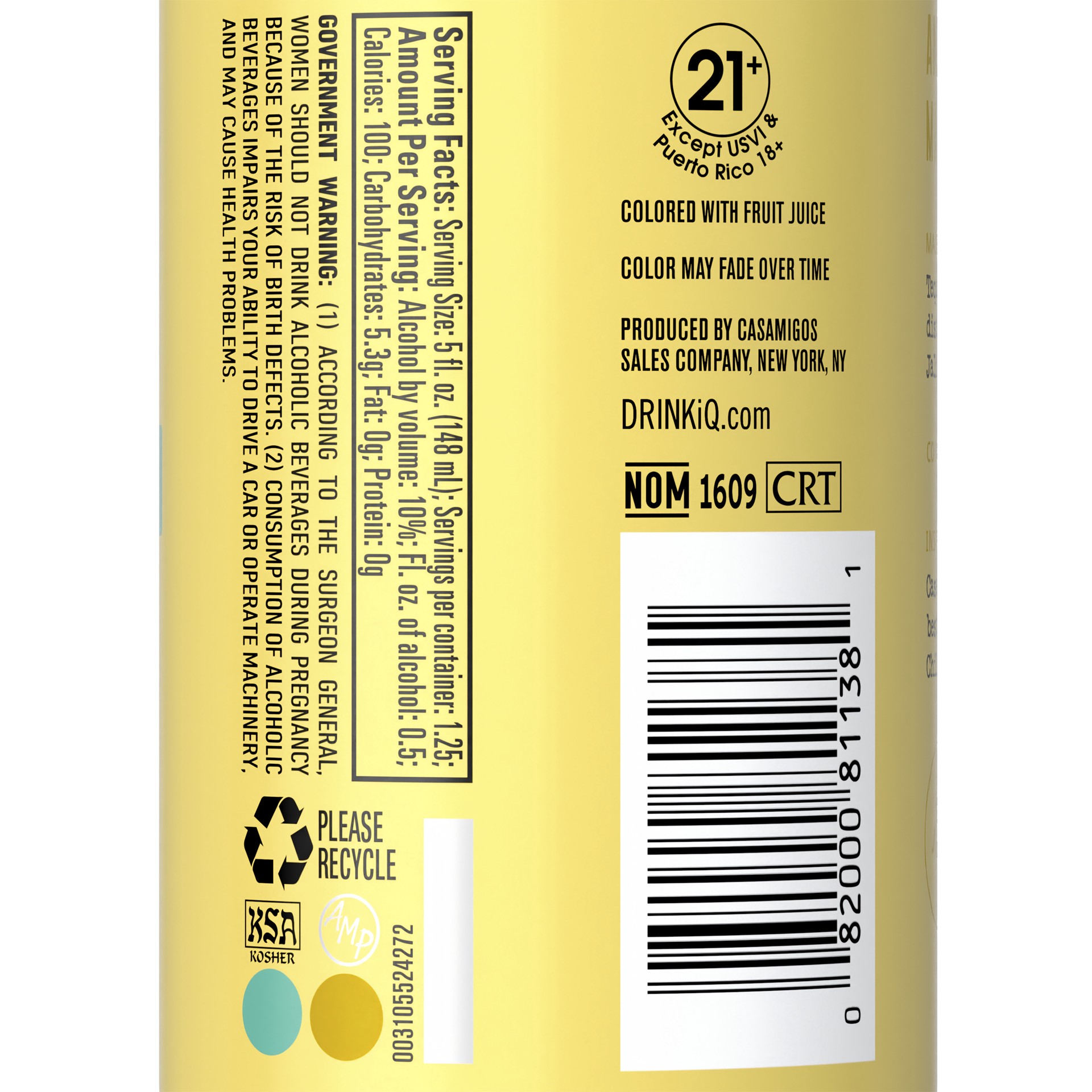 slide 3 of 4, Casamigos Margarita Prickly Pear & Passion Fruit, 200 mL Can, 200 ml