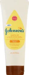 Johnson's Skin Nourish Baby Creamy Oil + Shea & Cocoa Butter Scents, 8 fl. oz
