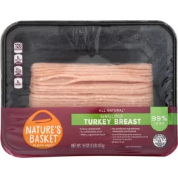 Nature's Basket Turkey Ground Breast, 99% Lean, 1% Fat