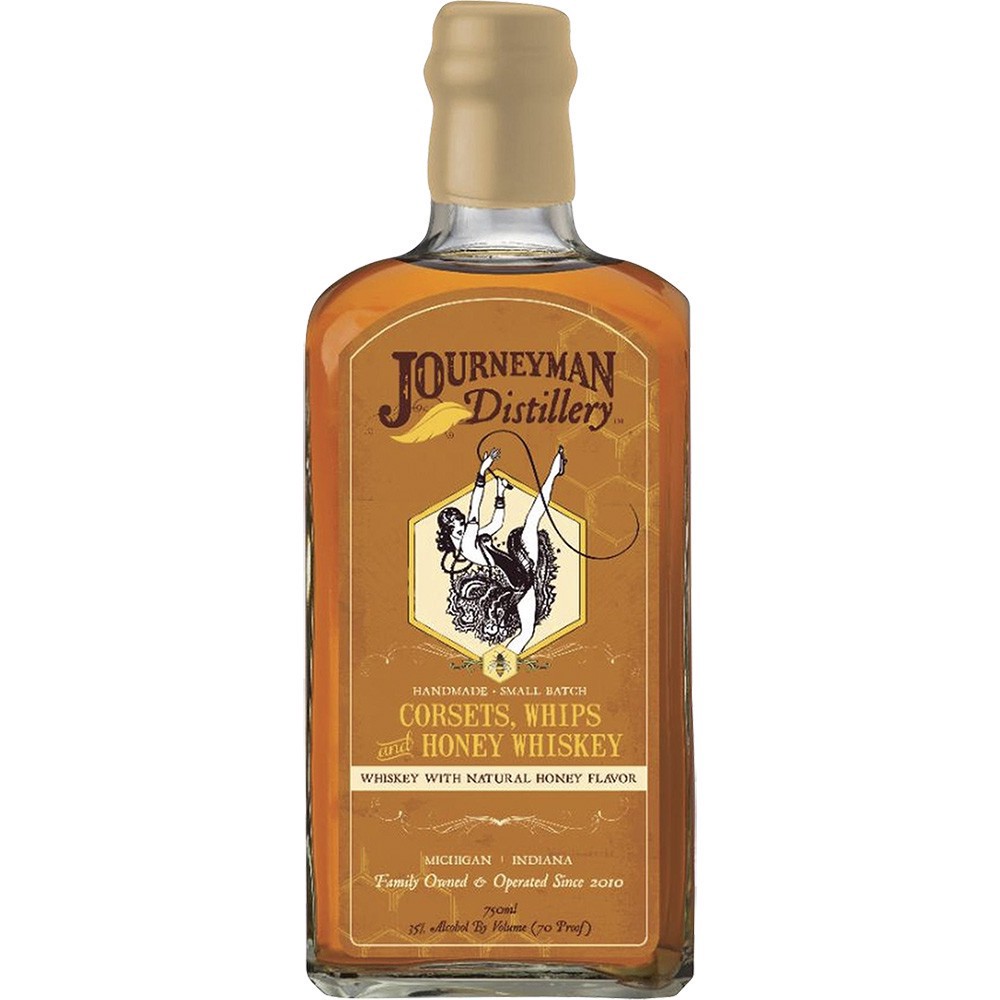 slide 1 of 1, Journeyman Corsets Whips And Honey, 750 ml