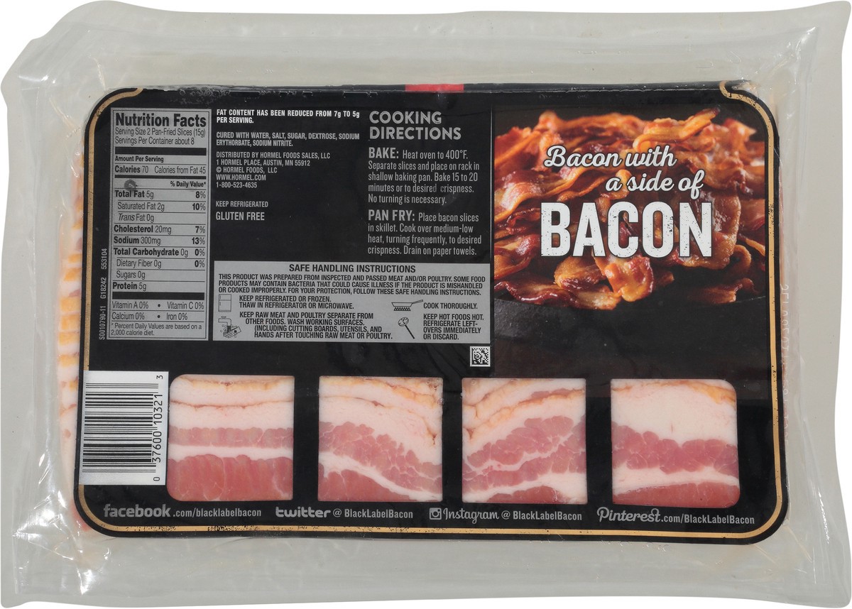slide 2 of 10, HORMEL BLACK LABEL Center Cut Bacon, 12 oz, 12 oz