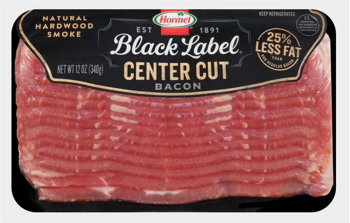 slide 8 of 10, HORMEL BLACK LABEL Center Cut Bacon, 12 oz, 12 oz