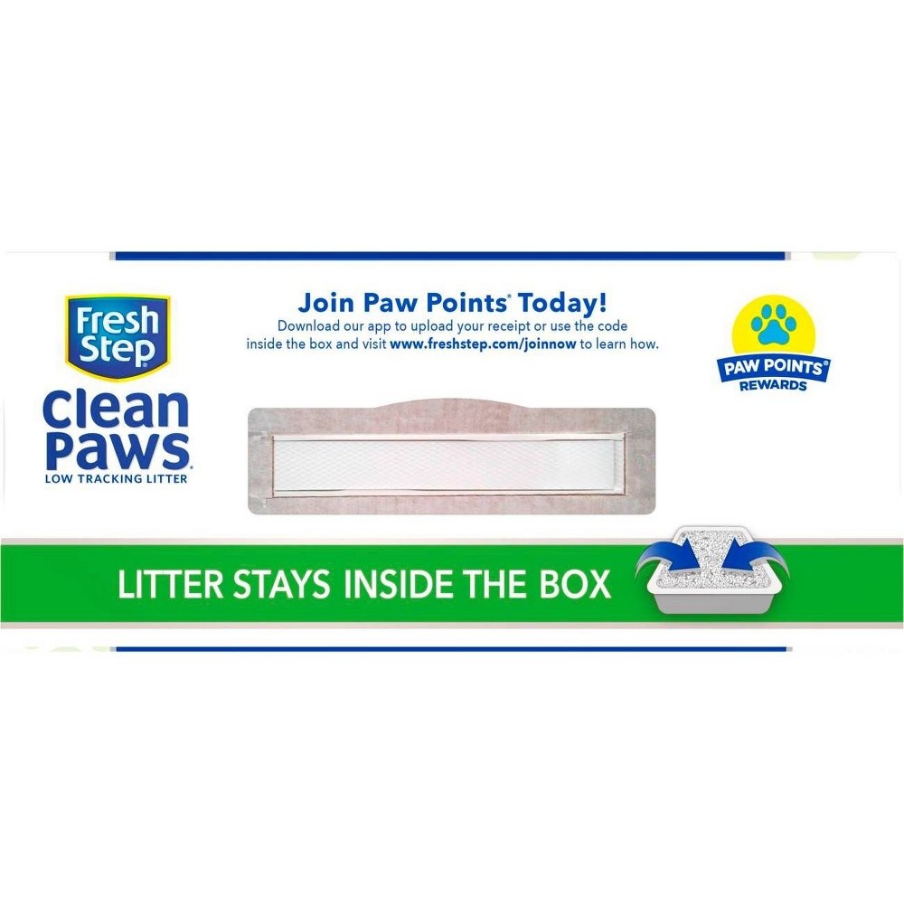Fresh Step Clean Paws Unscented Clumping Cat Litter 22.5 lb Shipt