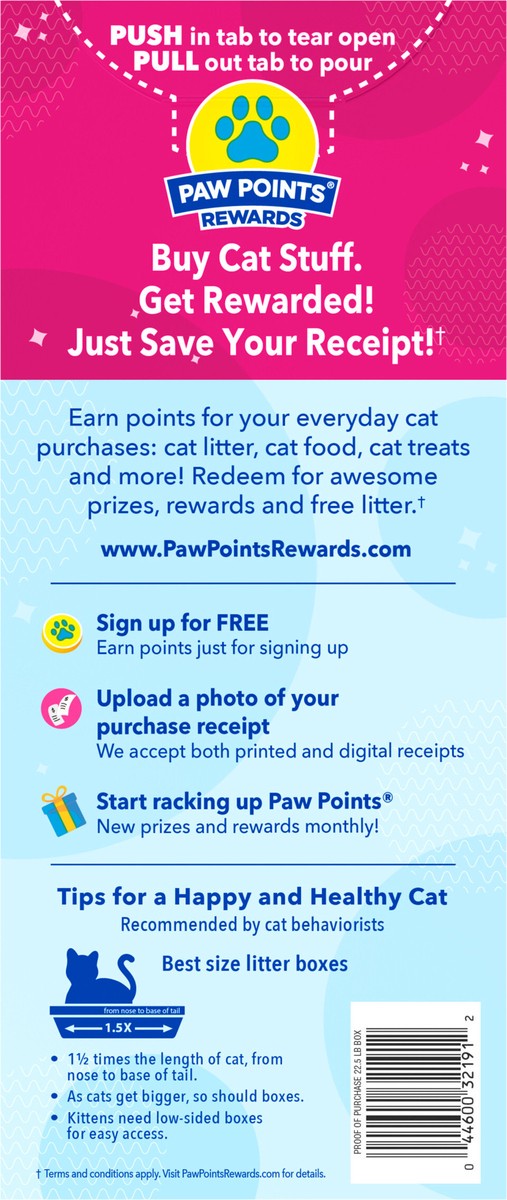 slide 9 of 9, Fresh Step Clean Paws™ Simply Unscented Clumping Cat Litter – 22.5 Pounds, 22.5 lb