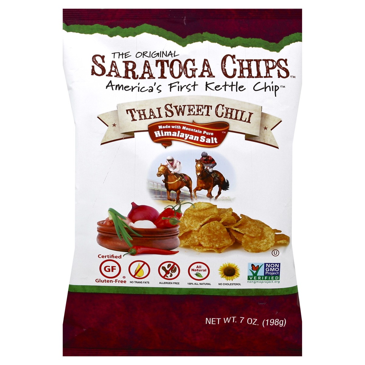 slide 5 of 6, SARATOGA CHIPS Kettle Chips 7 oz, 7 oz