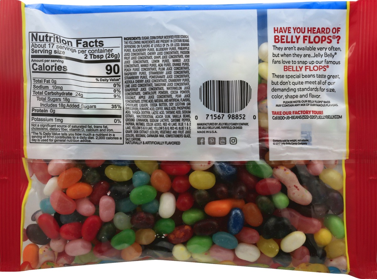 slide 8 of 8, Jelly Belly Belly Flops Jelly Beans, 1 lb Bag, 16 oz