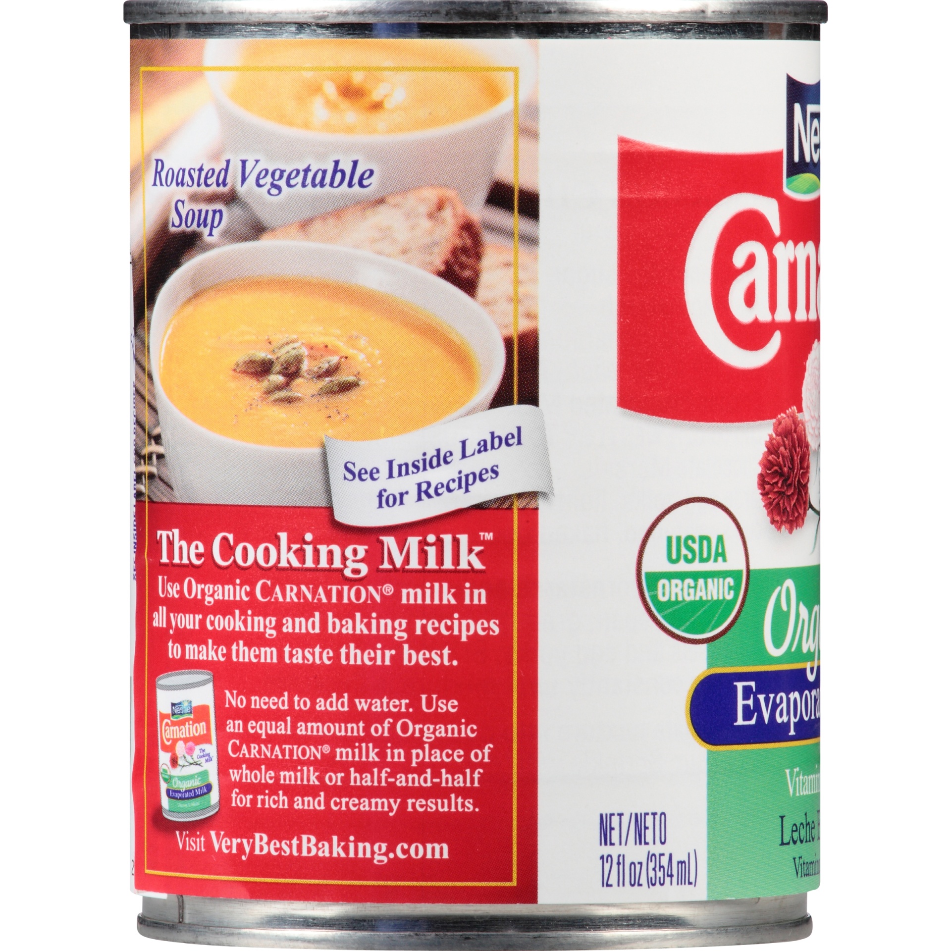 slide 2 of 6, Carnation Organic Evaporated Milk, 12 fl oz