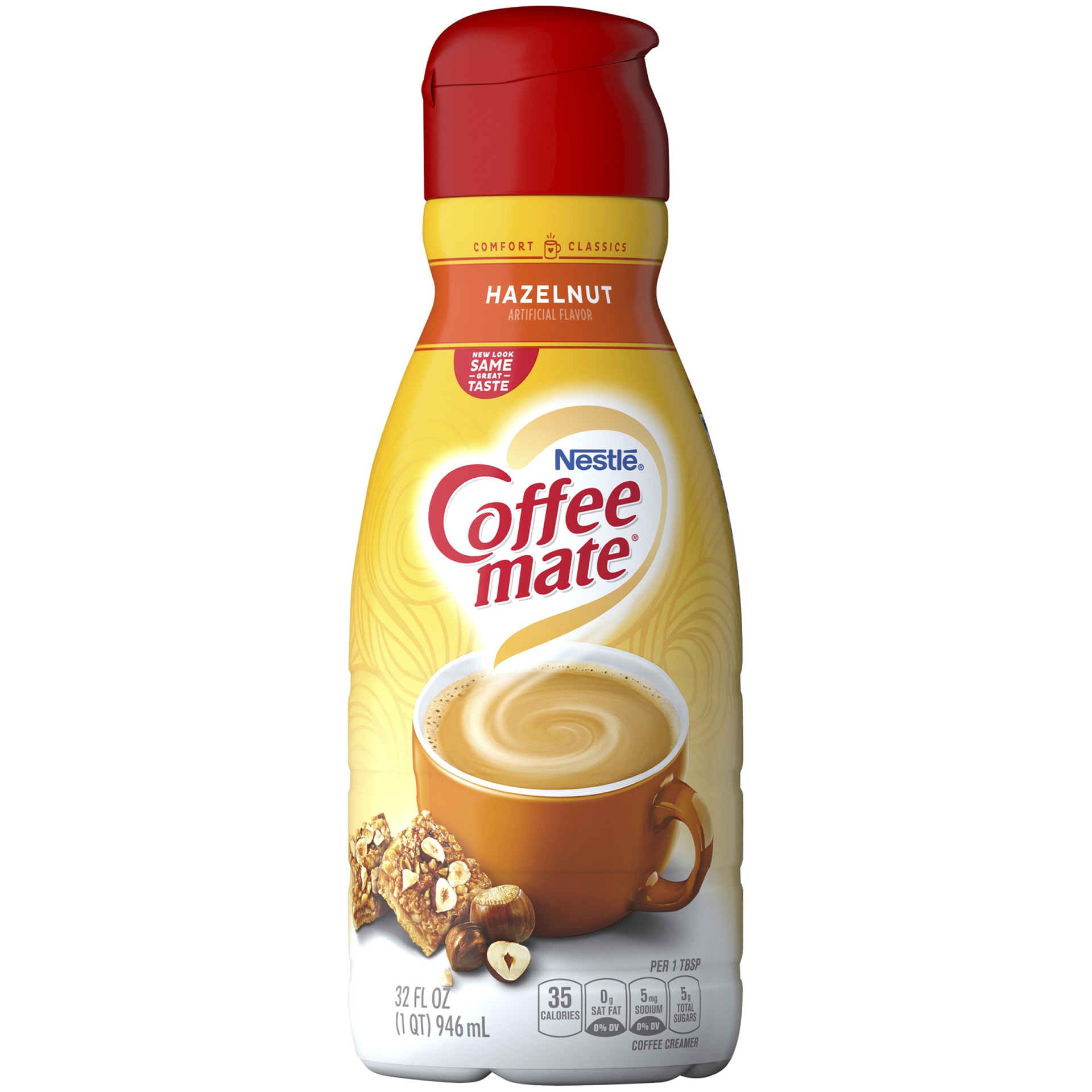 Coffee Mate Hazelnut Coffee Creamer - 32 Fl Oz (1qt) : Target