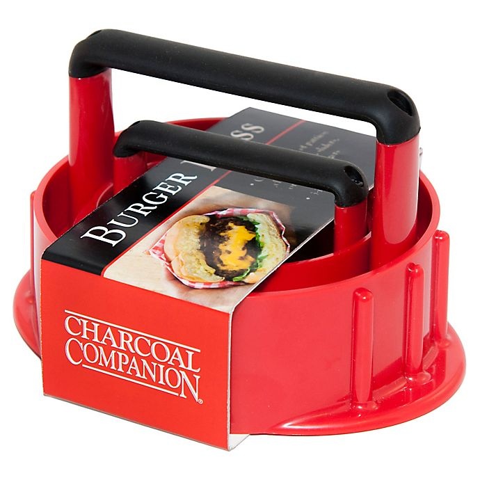 slide 3 of 4, Charcoal Companion 3-in-1 Burger Press with Burgerology Book, 1 ct