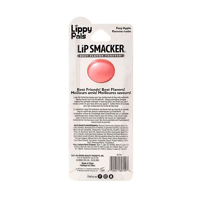 slide 4 of 4, Lip Smacker Lippy Pal Lip Balm, Fox Foxy Apple, 0.14 oz