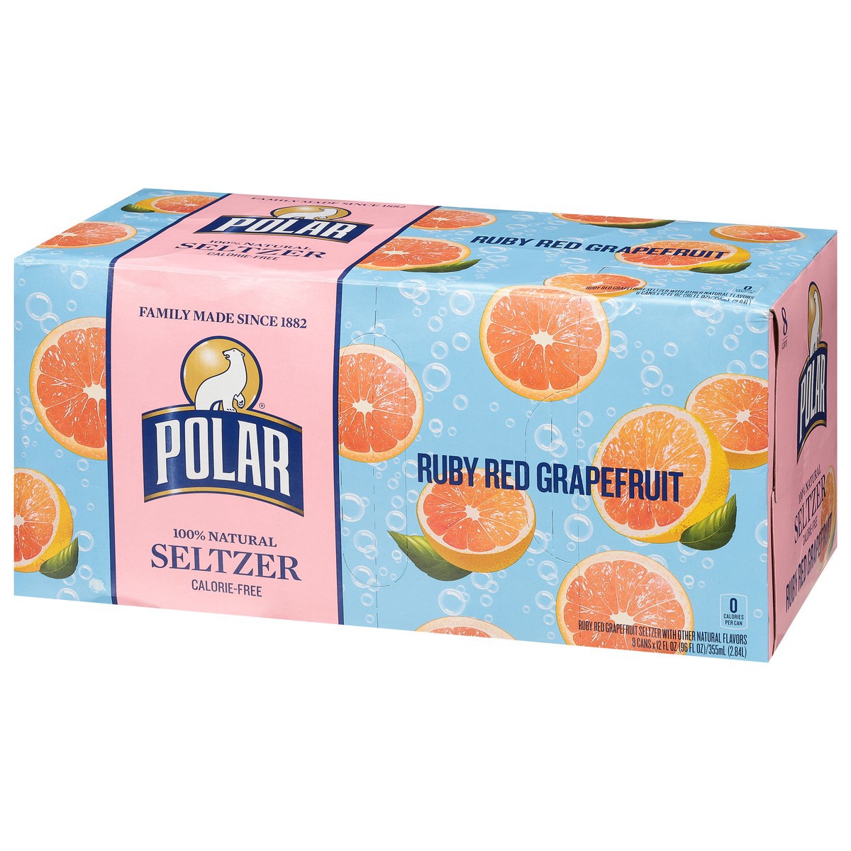 slide 2 of 9, Polar Seltzer - 8pk 12oz - Ruby Red Grapefruit, 8 ct; 12 oz
