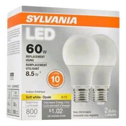 Sylvania 8.5 Watt LED Light Bulb - Soft White