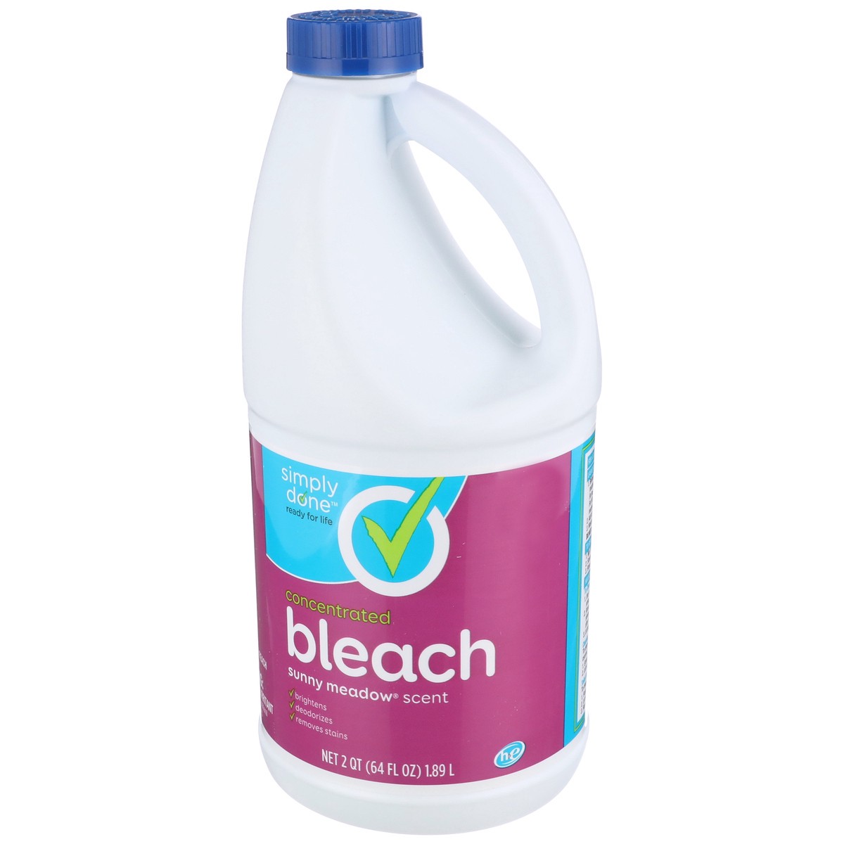 slide 6 of 11, Simply Done Concentrated Bleach, Sunny Meadow, 2 qt