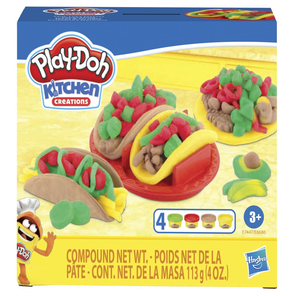 slide 1 of 1, Play-Doh Kitchen Creations Taco Time Playset, 1 ct