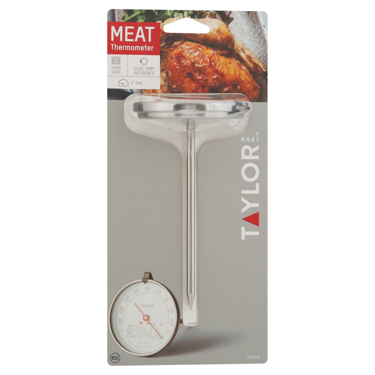 slide 2 of 9, Taylor Meat Thermometer, 1 ct
