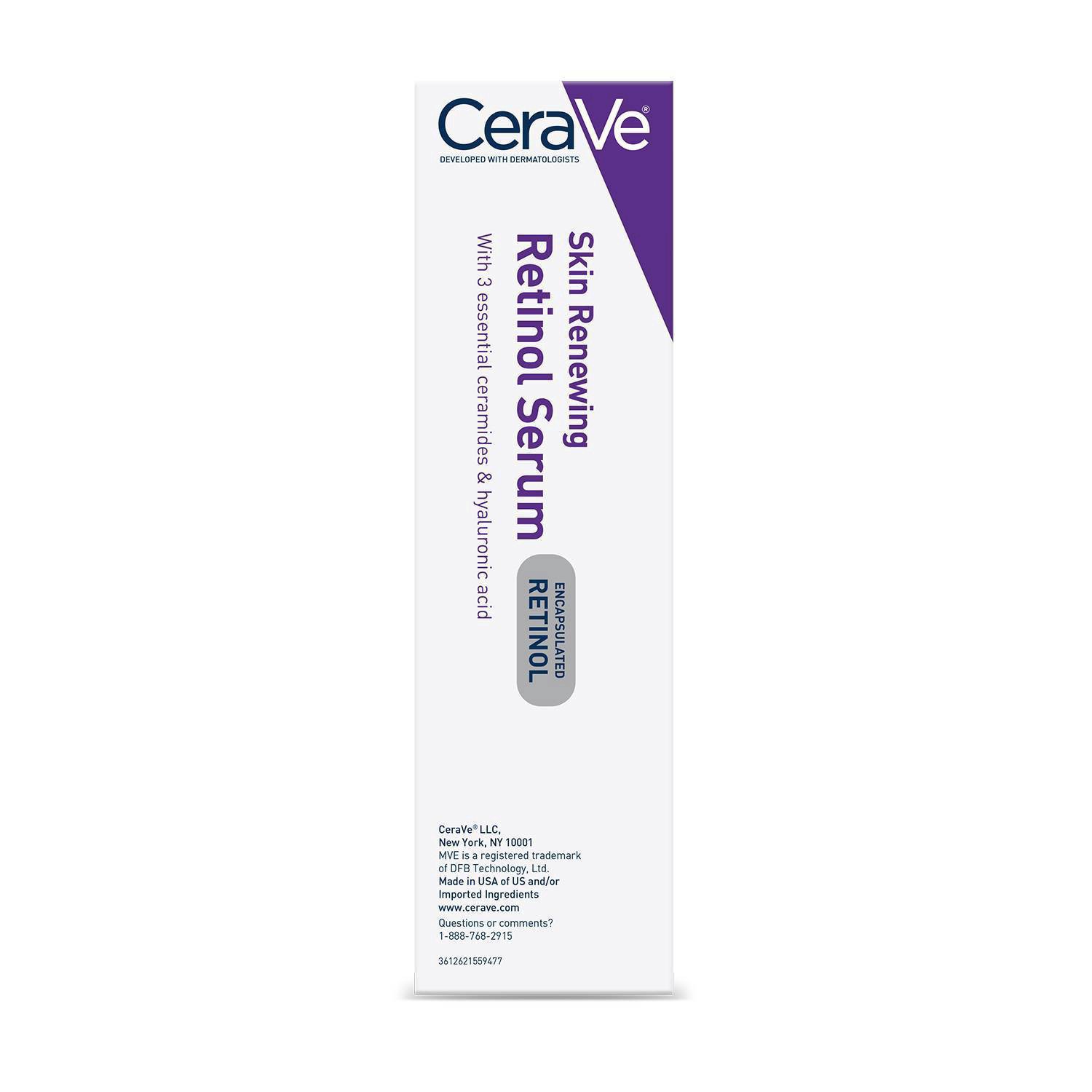 slide 10 of 11, CeraVe Skin Renewing Retinol Serum 1 fl oz, 1 fl oz