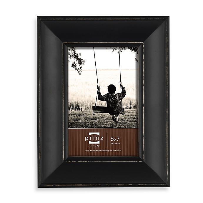 slide 1 of 1, Prinz Olivia Black Wood Frame, 4 in x 6 in