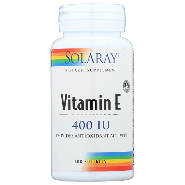 slide 1 of 1, Solaray Vitamin E 400 Iu D Alpha Tocopherols, 1 ct