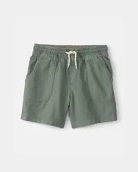 Carters Boys Twill Shorts - Green Olive 6