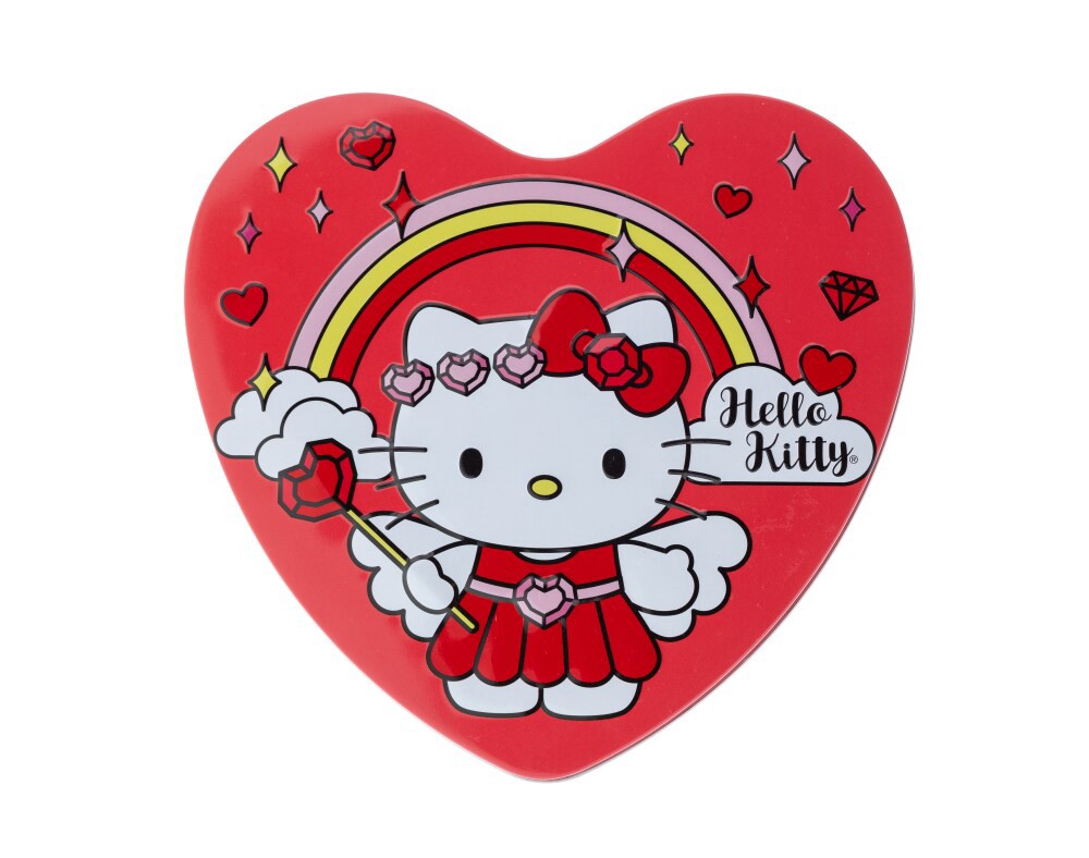 slide 1 of 1, Galerie Hello Ktty Val Heart Tin With Chocolate, 2.54 oz