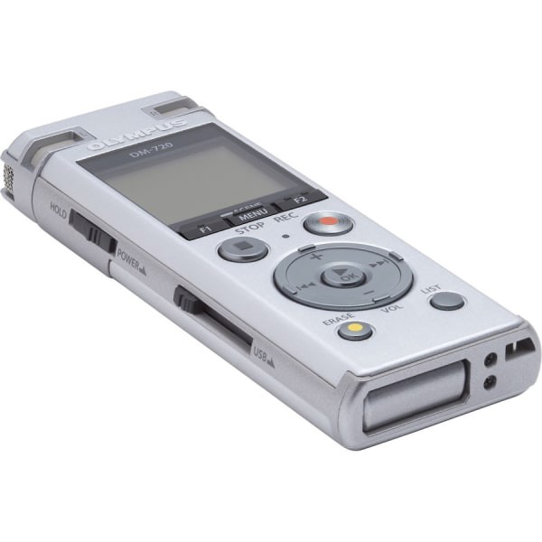 slide 6 of 10, Olympus Dm-720 4Gb Digital Voice Recorder, Silver, 1 ct