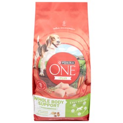 Image for on ONE (1) 3.5 lb or larger bag of Purina ONE® Whole Body Support Dry Cat Food or ONE (1) 4 lb or larger bag of Purina ONE® Whole Body Support Dry Dog Food
