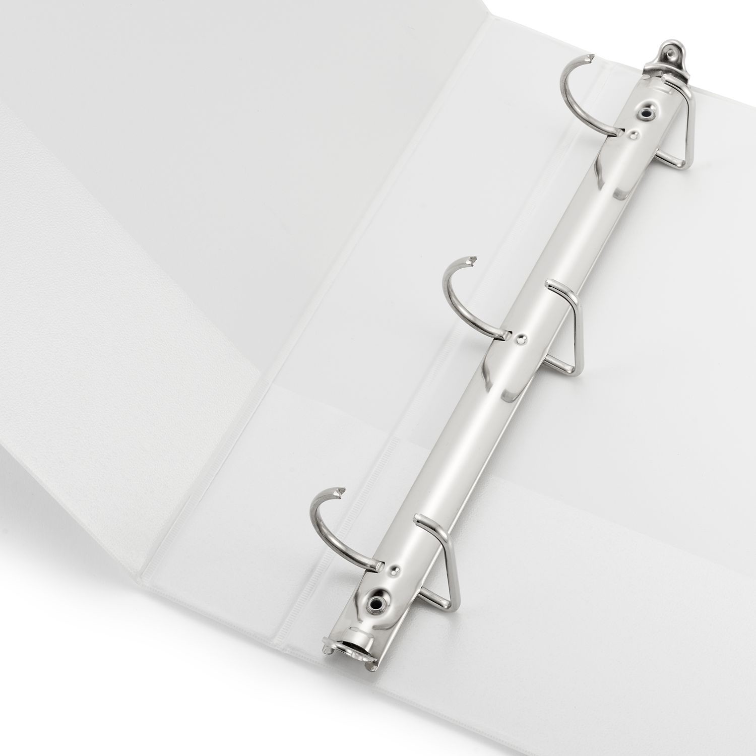 slide 3 of 5, Caliber Durable View 1.5In Binder, White, 1 ct