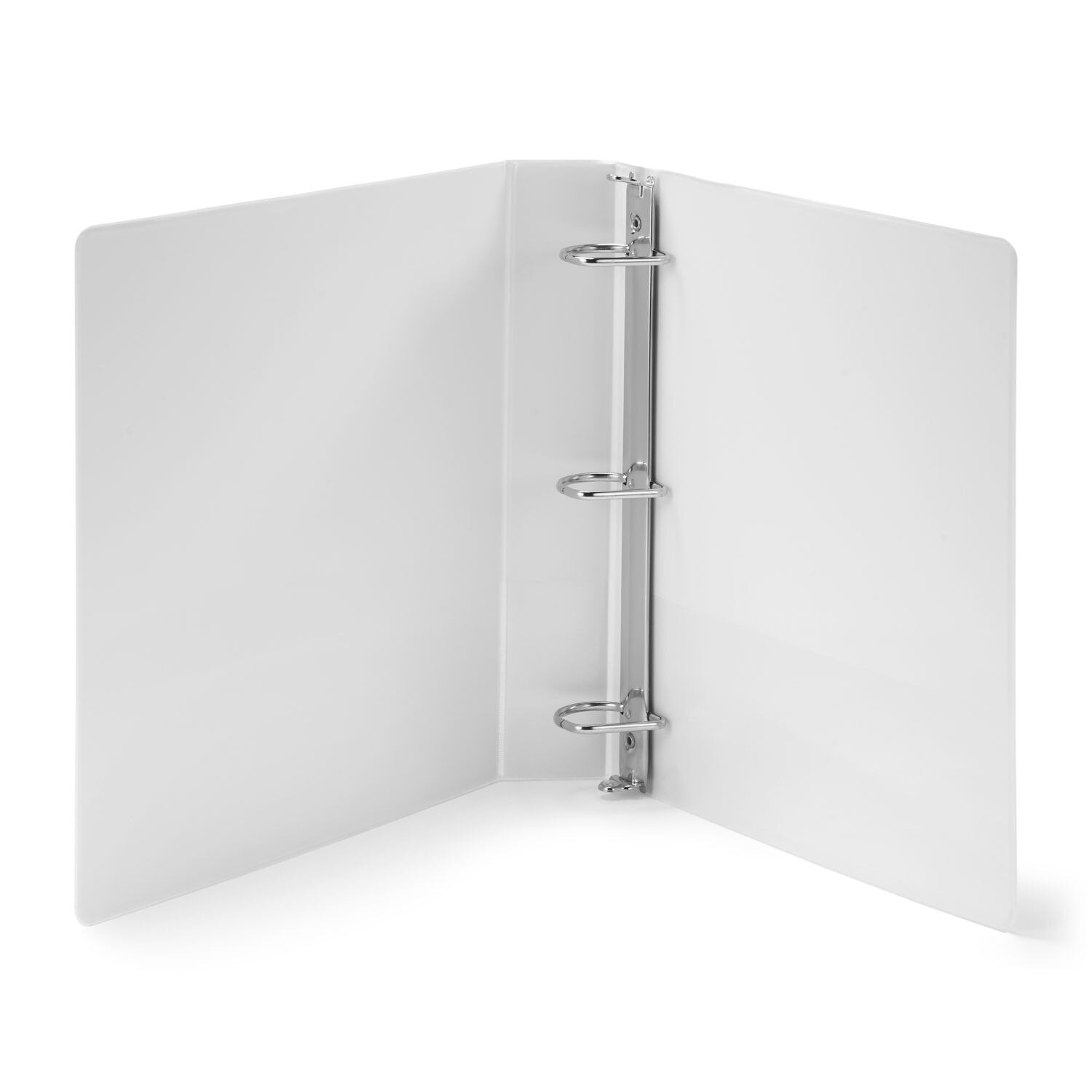 slide 2 of 5, Caliber Durable View 1.5In Binder, White, 1 ct