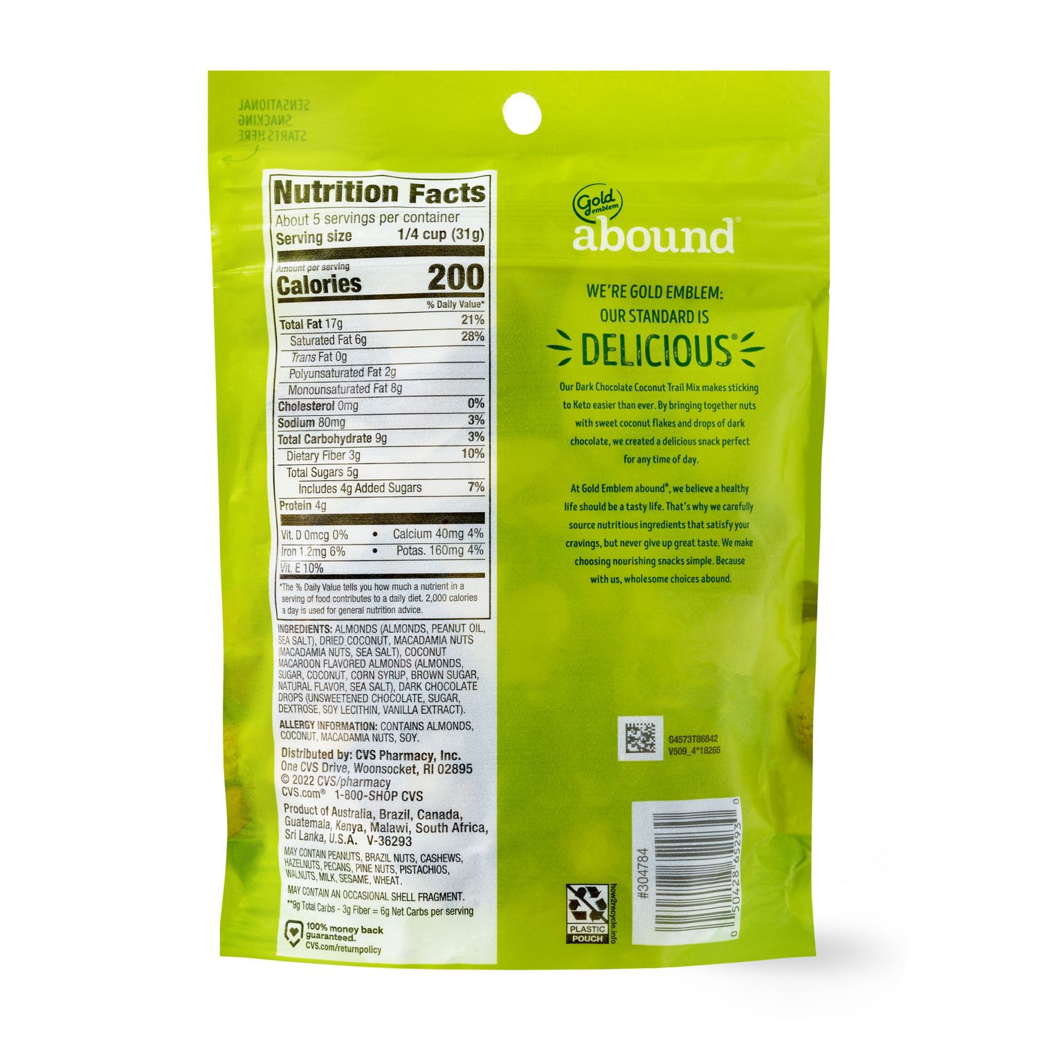 slide 2 of 3, WELL MARKET Gea Chocolate Coconut Keto Trail Mx, 6 oz