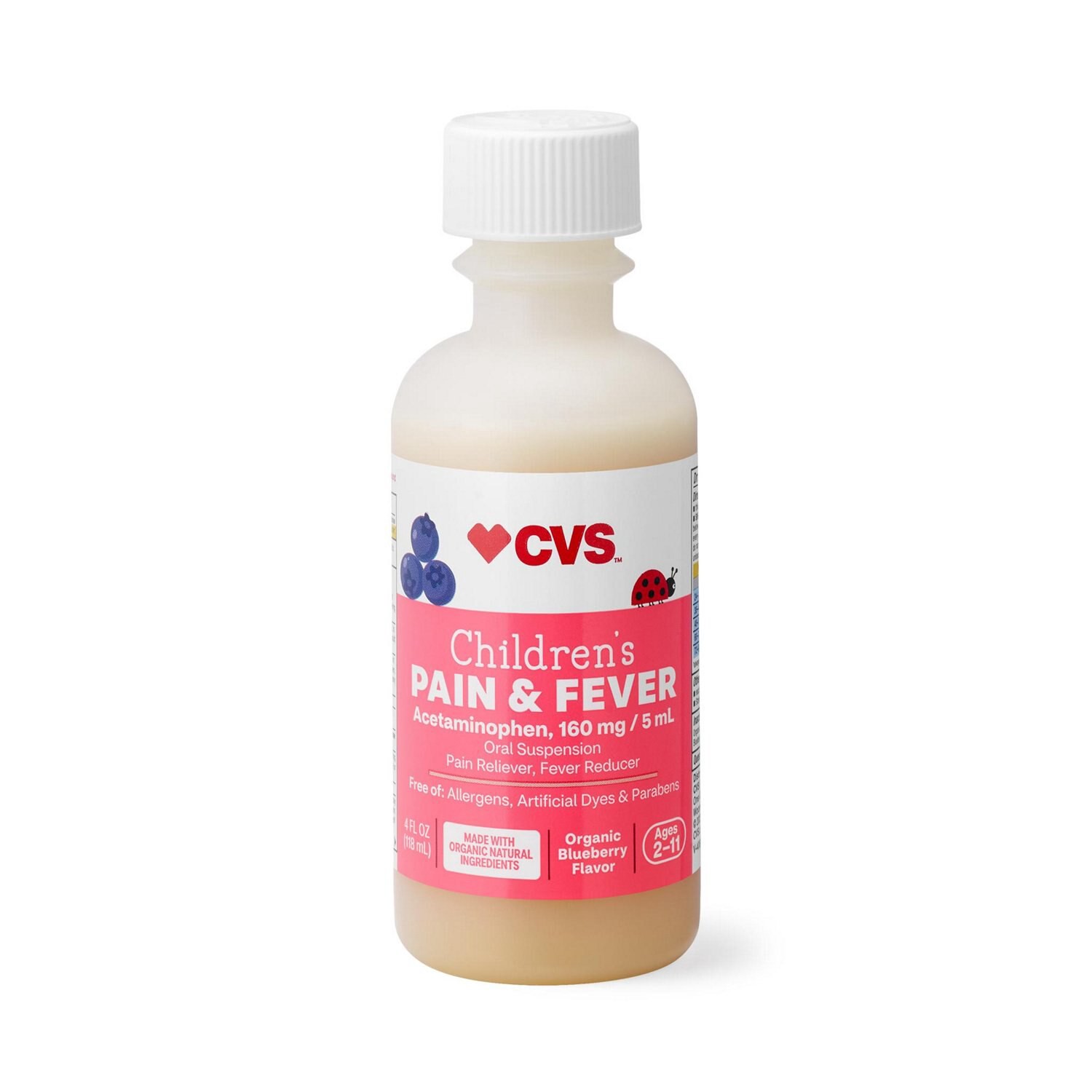 slide 5 of 5, Cvs Health Children's Pain And Fever, Cherry, 1 Oz, 4 oz