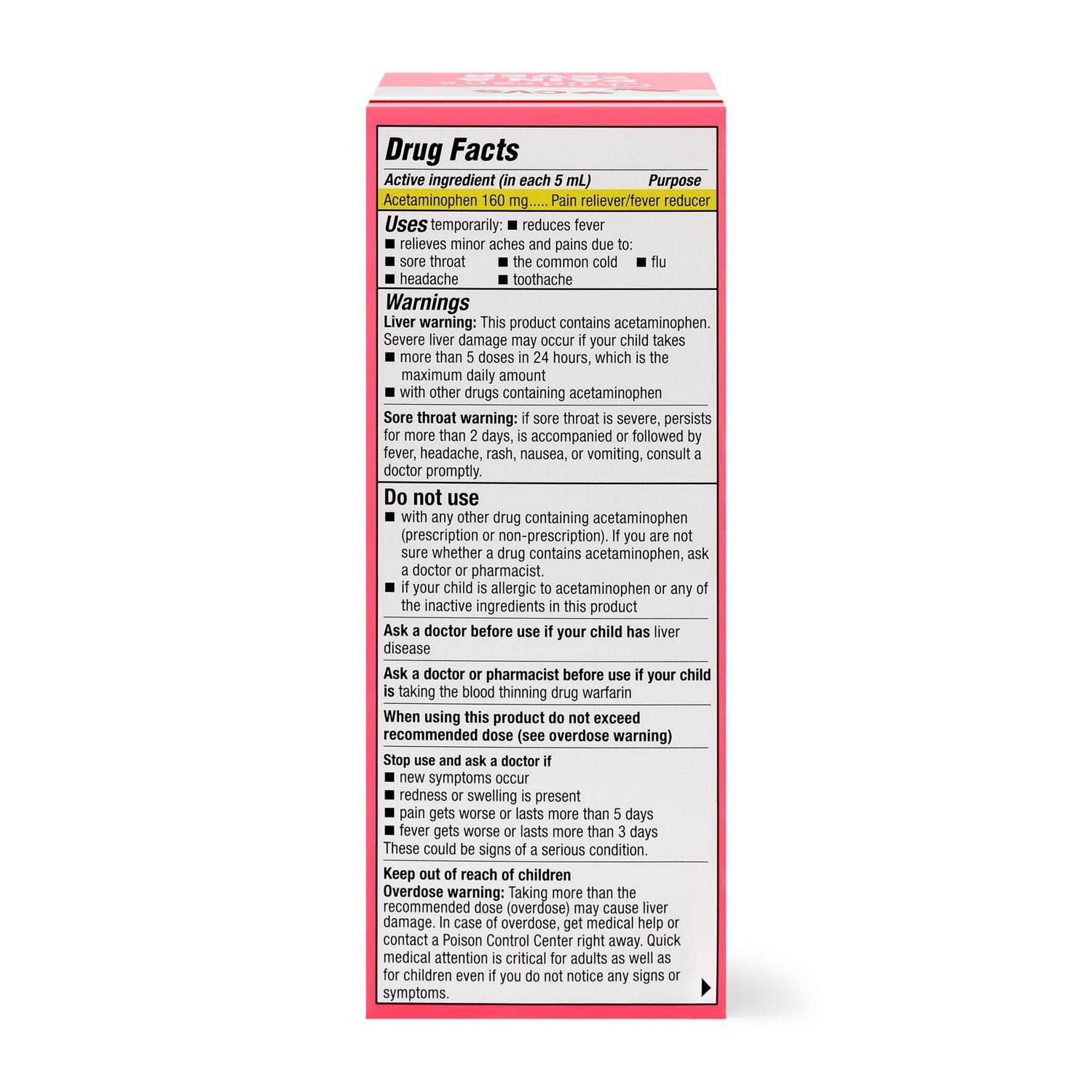 slide 3 of 5, Cvs Health Children's Pain And Fever, Cherry, 1 Oz, 4 oz