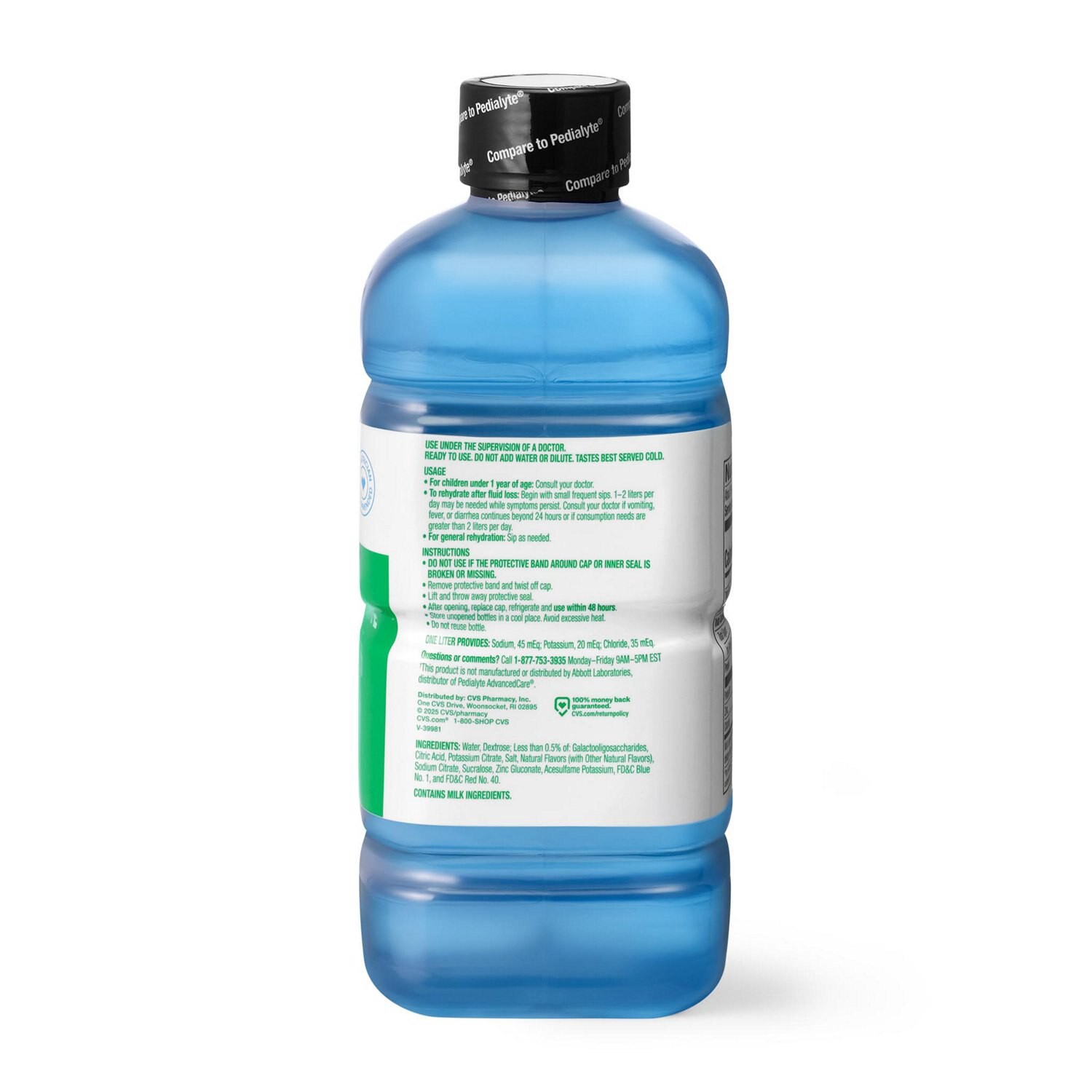 slide 2 of 4, Cvs Health Advanced Care Pediatric Electrolyte Zinc, Blue Raspberry, 1 Ct, 33.8 oz