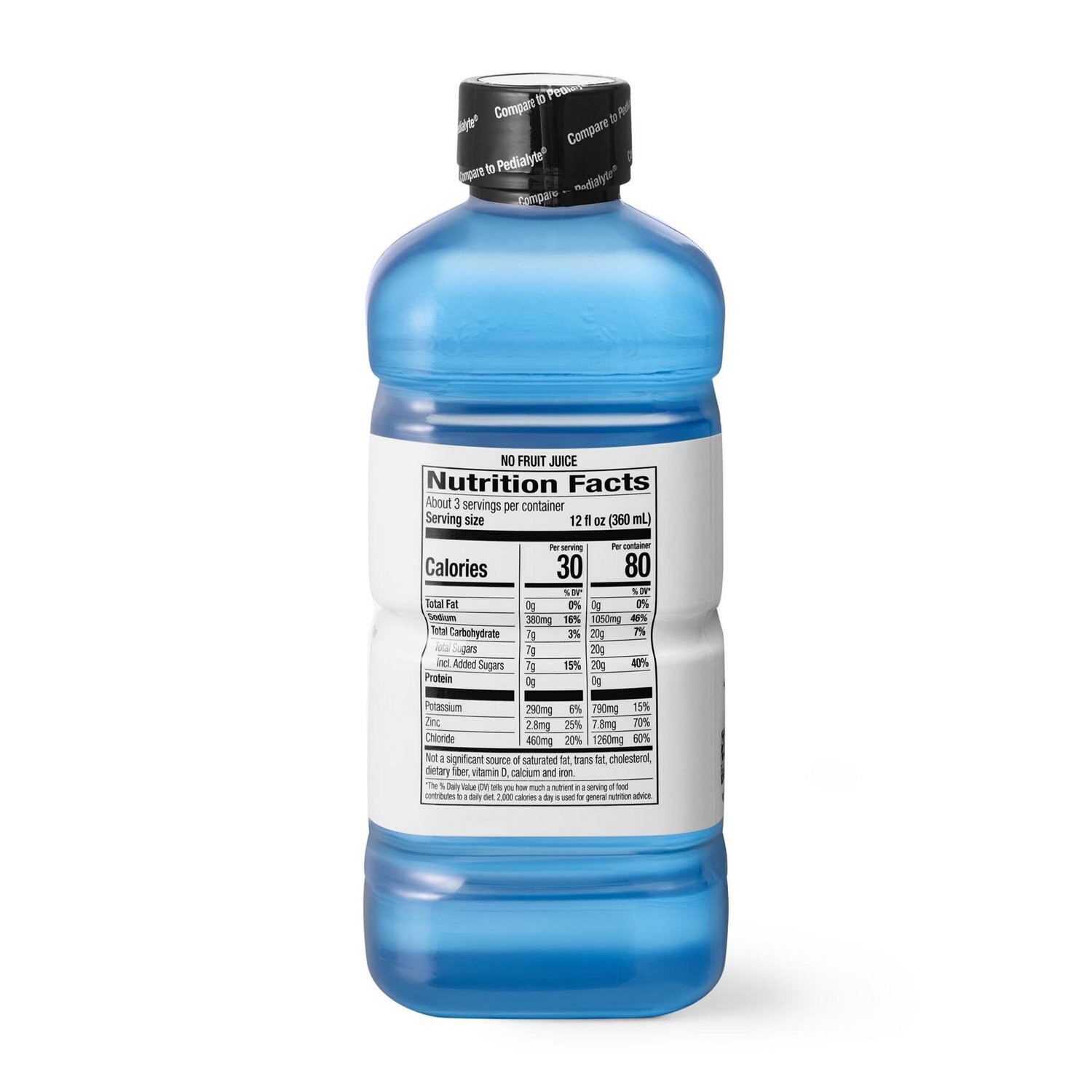 slide 4 of 4, Cvs Health Advanced Care Pediatric Electrolyte Zinc, Blue Raspberry, 1 Ct, 33.8 oz