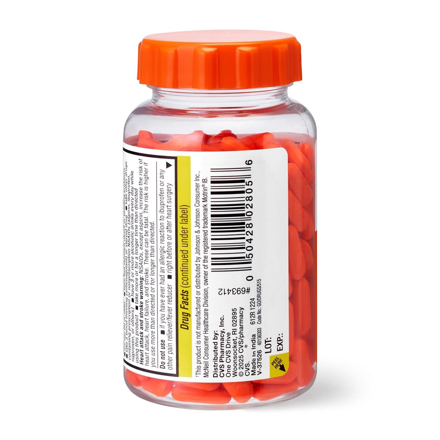 slide 3 of 5, Cvs Health Ibuprofen Pain Reliever & Fever Reducer (Nsaid) 200 Mg Coated Caplets, 225 Ct, 225 ct