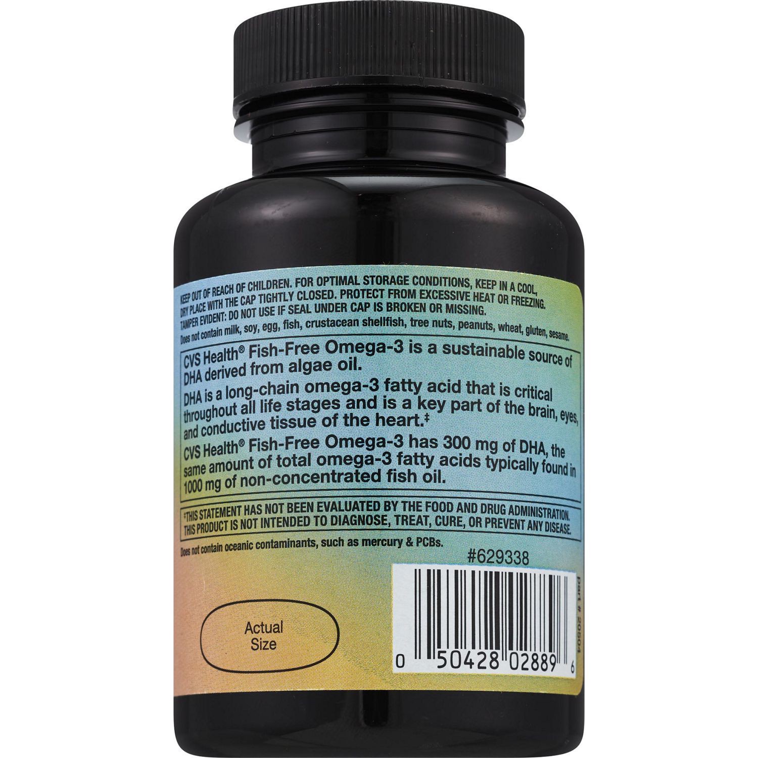 slide 2 of 3, Cvs Health Fish-Free Omega- 3 Softgels, 60 Ct, 60 ct