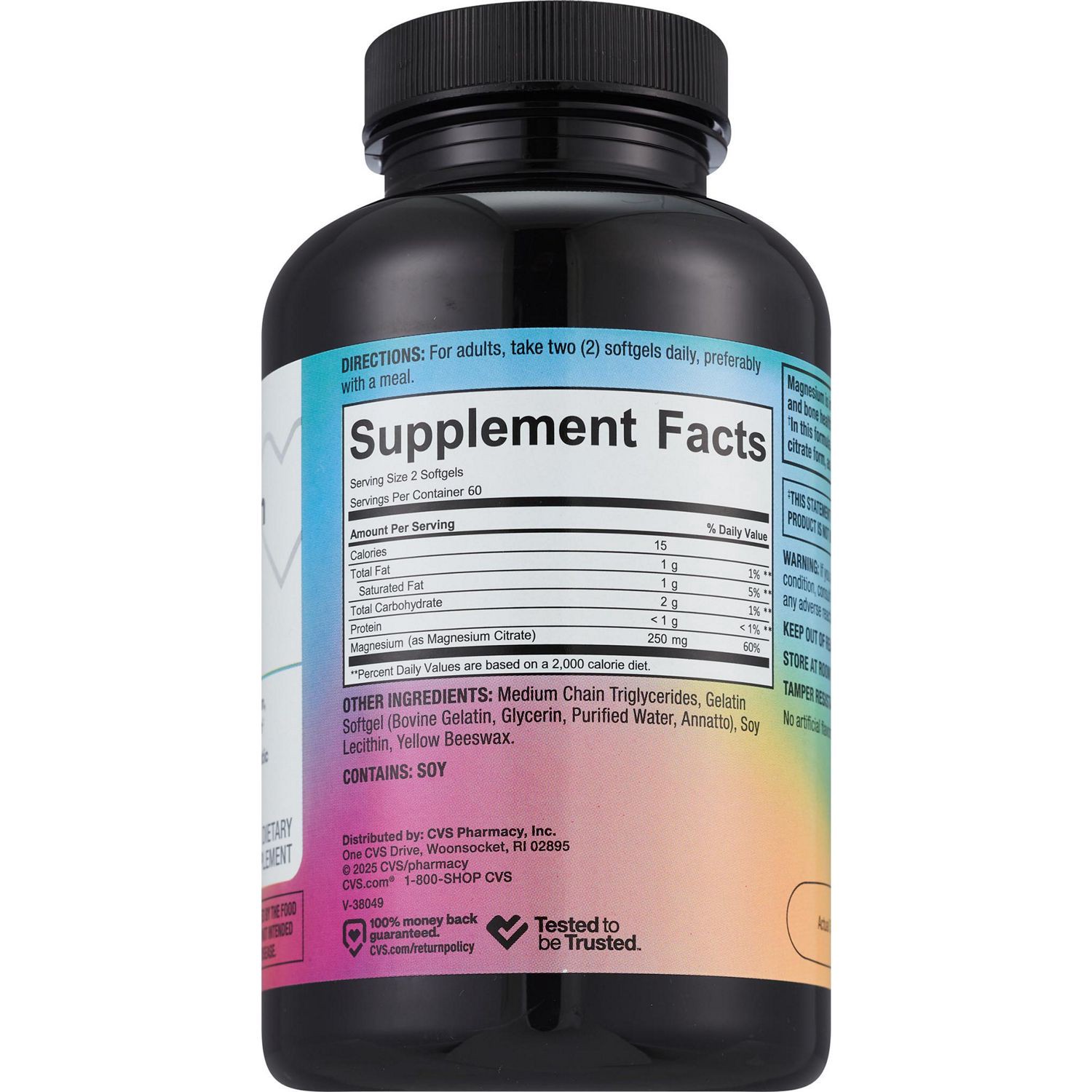 slide 2 of 4, Cvs Health Magnesium Citrate 250 Mg Softgels, 120 Ct, 120 ct