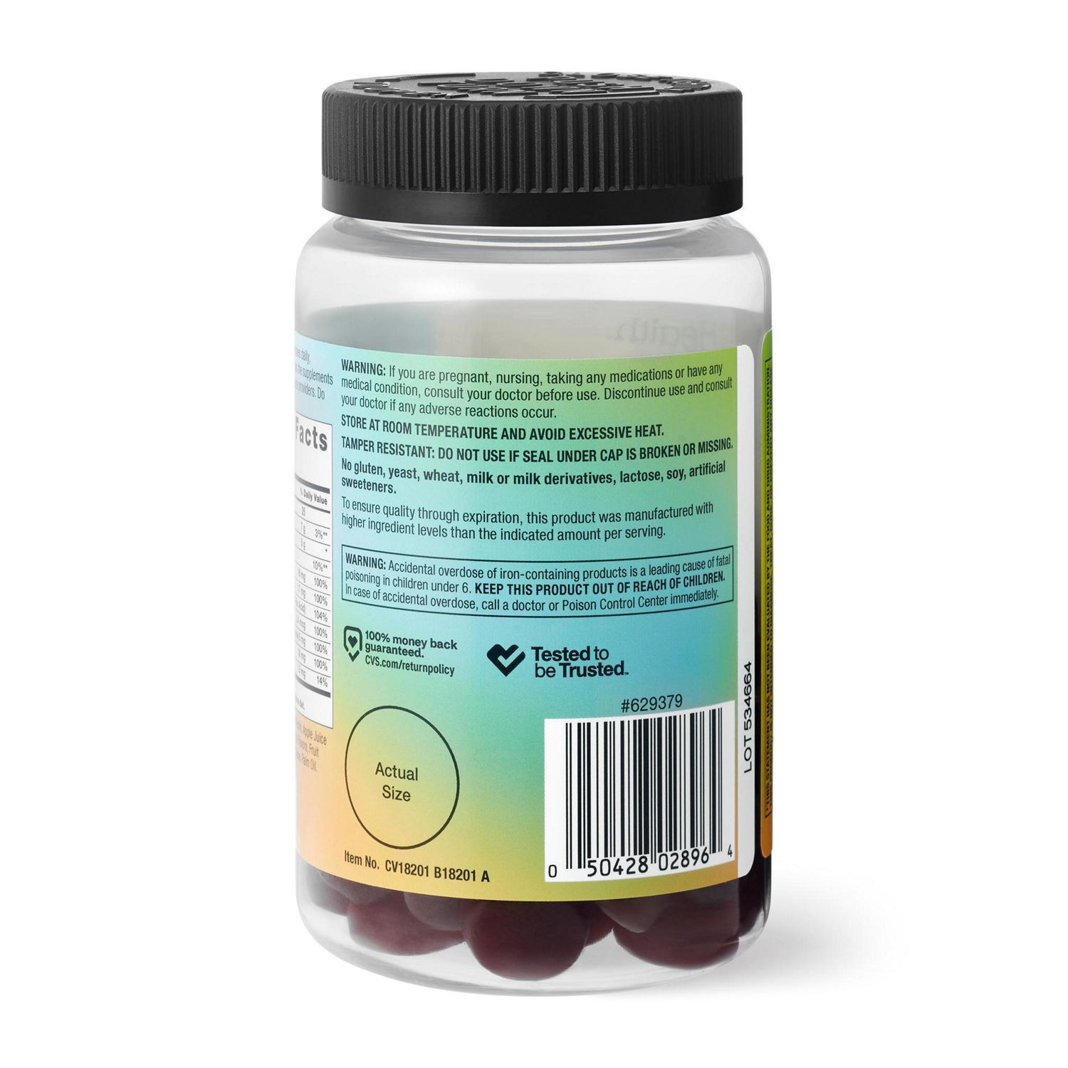 slide 3 of 4, Cvs Health Iron Gummies, 18 Mg, 60 Ct, 60 ct