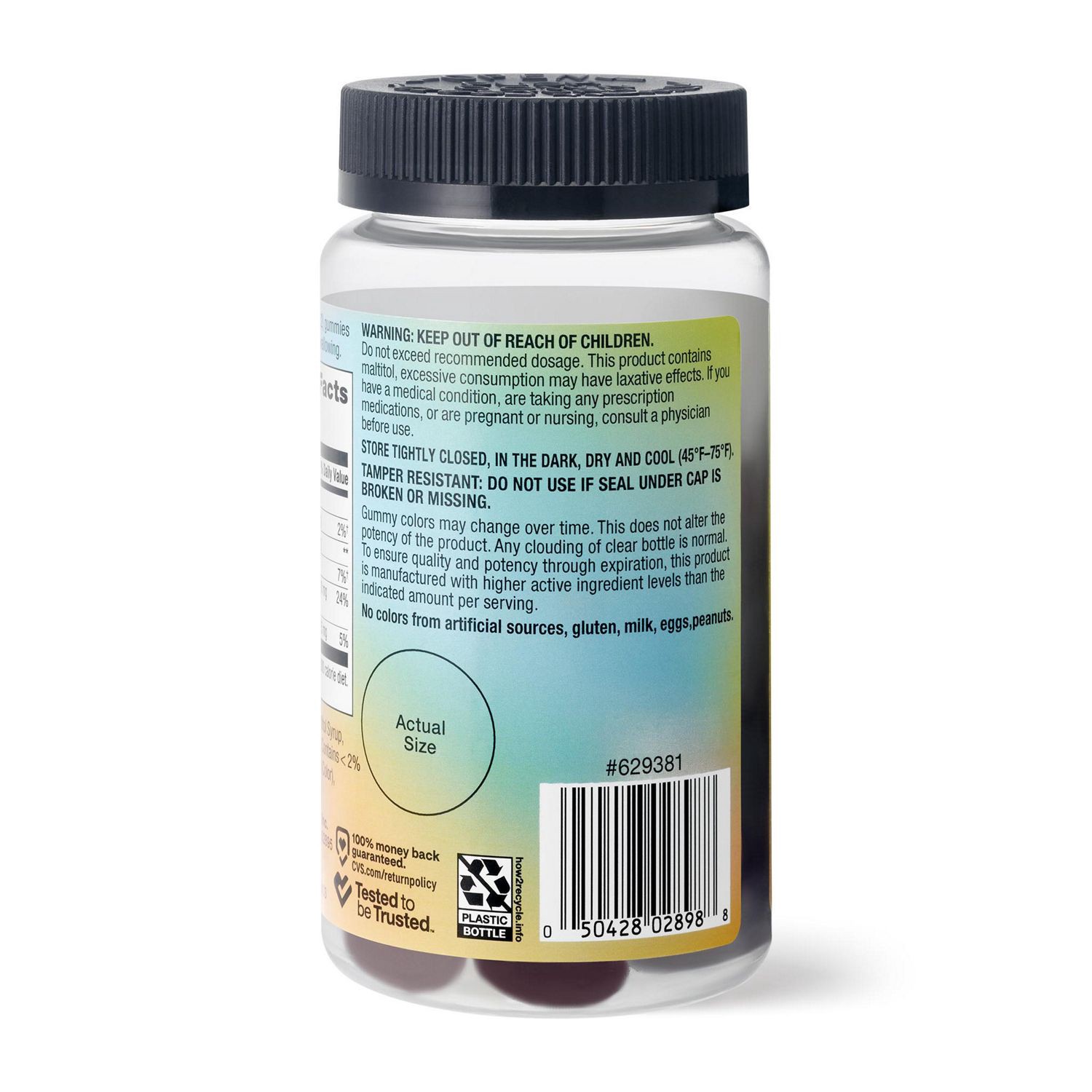 slide 4 of 4, Cvs Health High Absorption Magnesium Glycinate, 100 Mg Gummies, 40 Ct, 40 ct