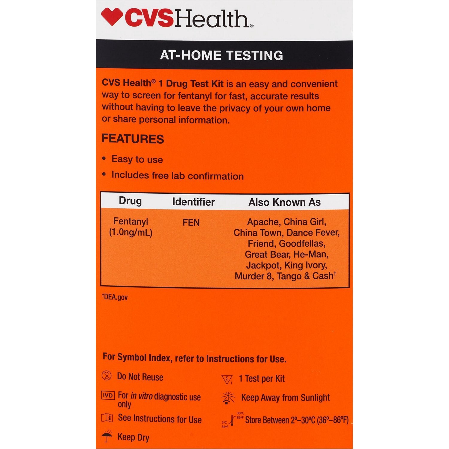 slide 3 of 6, Cvs Health Home Drug Test Kit, Marijuana, 1 Pack, 1 ct