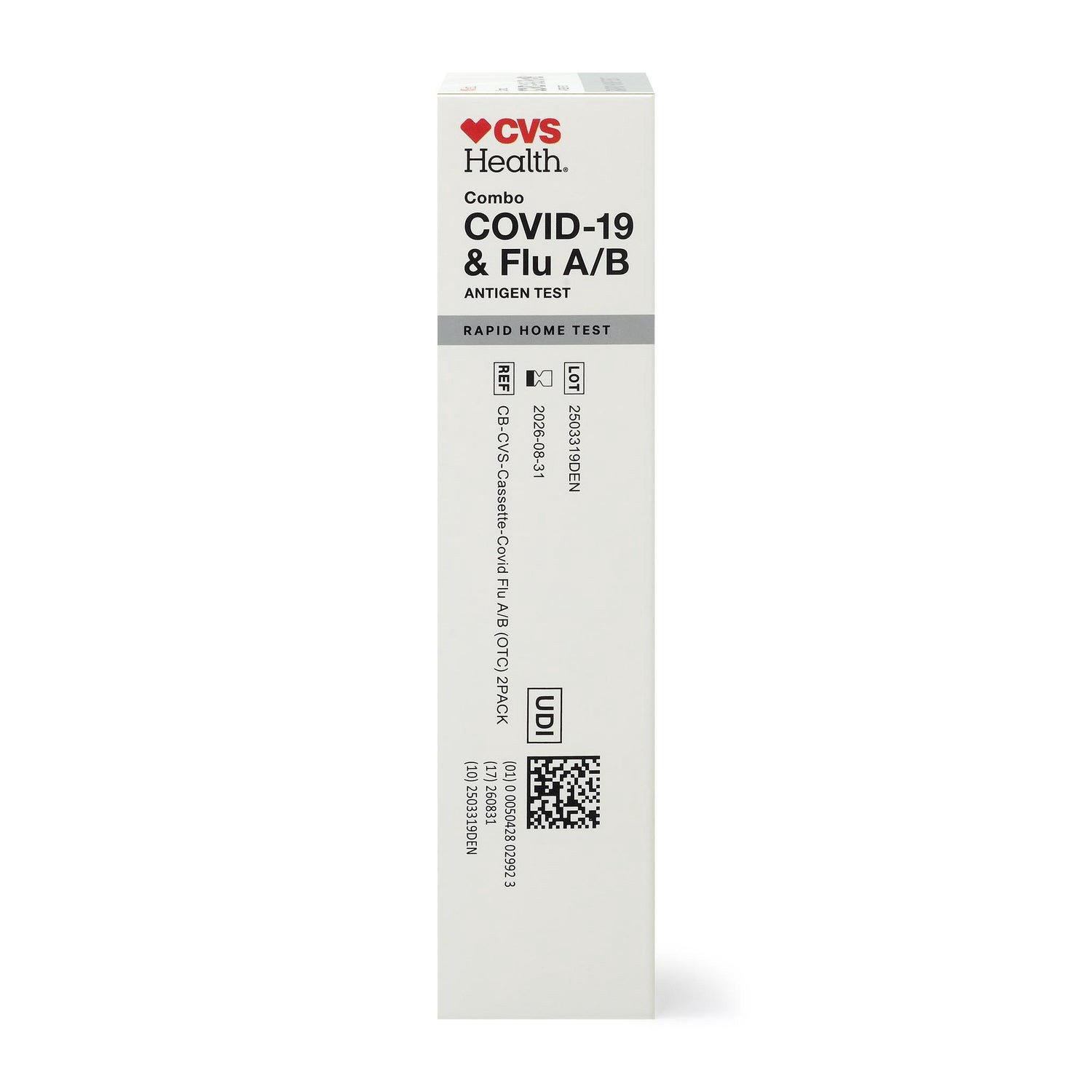 slide 3 of 5, Cvs Health Combo Covid-19 Flu A/B Antigen Test, 1 Ct, 2 ct