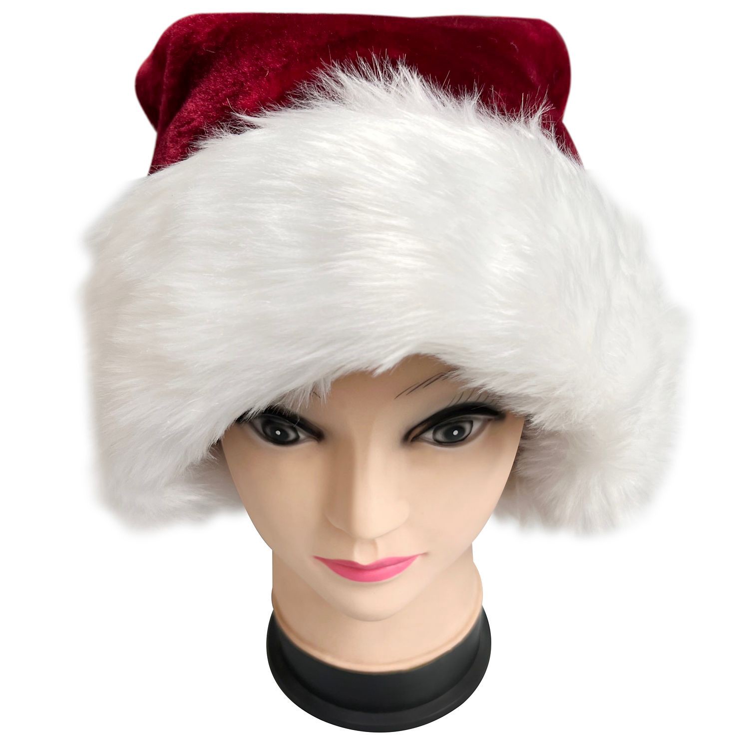 slide 4 of 4, 17" Burg Santa Hat, 17 in